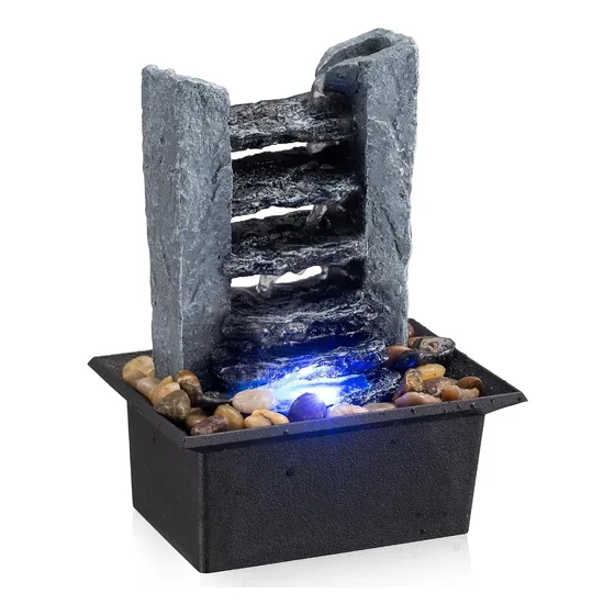 Fuente De Mesa Para Interiores, Mini Fuente De Cascada De Me
