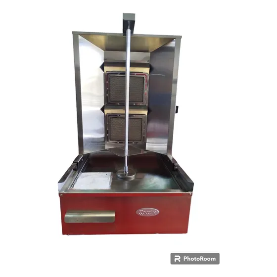 Shawarmera A Gas Con Quemadores Verticales