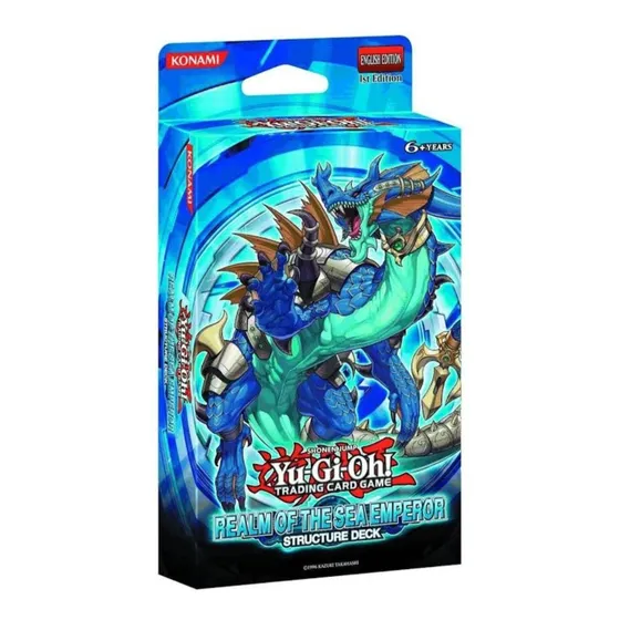 Yugioh Realm Of The Sea Emperor Structure Deck Inglés
