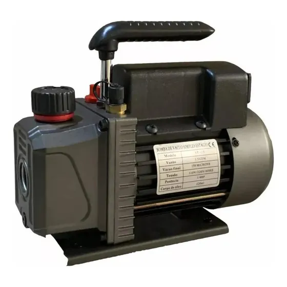 Bomba De Vacuo 1.5 Cfm Refrigeração Estágio Simples 1/4hp