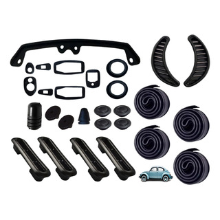 Kit Completo Hules Y Accesorios Para Exterior Vocho 74 - 97 Kit Completo Hules Y Accesorios Para Exterior Vocho 74 - 97