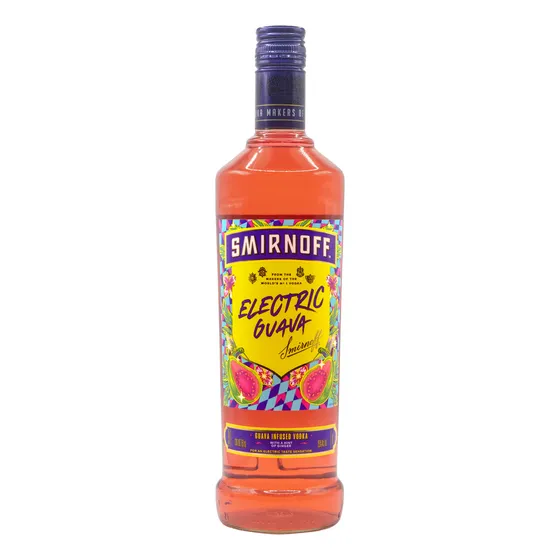 Vodka Smirnoff Electric Guava De 750 ml