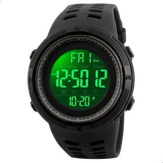 RelĂłgio Masculino De Pulso Digital Led Alarme Preto Skmei 1251 RelĂłgio Masculino De Pulso Digital Led Alarme Preto Skmei 1251