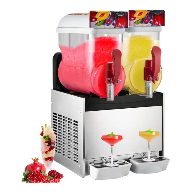 Máquina De Granizados 24 Litros 2 Tanques 850 Watts