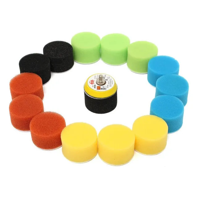 Kit De Pulido Para Taladros 16 Piezas Esponjas 2 Pulgadas