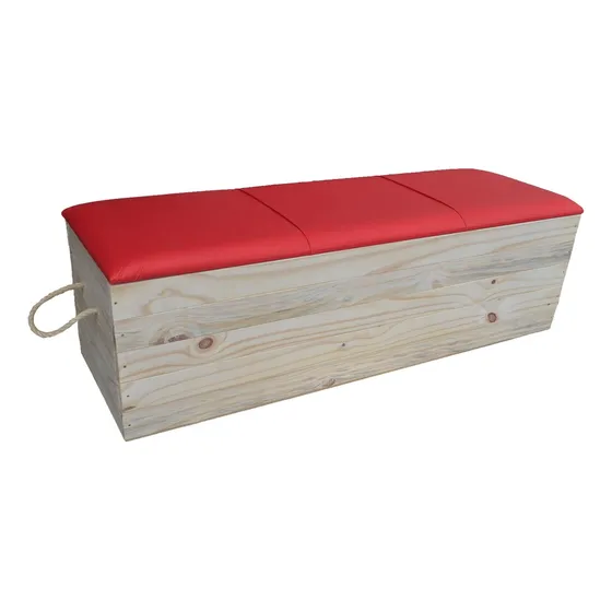 Baúl Tapizado Grande | Madera | Sin Lustre