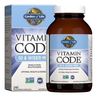 Multivitamínico Garden Of Life Vitamin Code 50+ Para Hombres Multivitamínico Garden Of Life Vitamin Code 50+ Para Hombres
