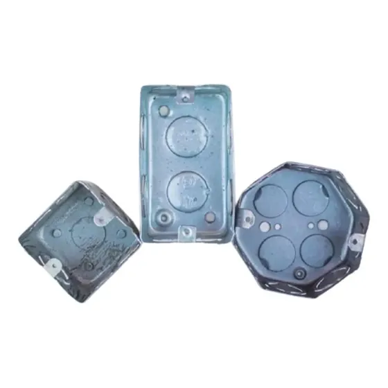 Caja Luz Embutir Rectangular / Octogonal / Mignon Chapa X 50