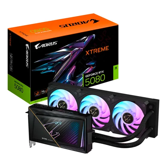 Tarjeta De Video Aorus Rtx 5080 Xtreme Waterforce 16gb Gddr7