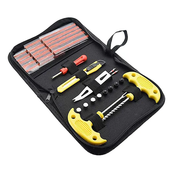 Kit De Reparación De Tapones De Neumáticos Kit De Parches Pa