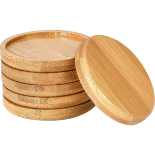 5 Bases De Madera, Multiusos, Para Vasos, Velas, Macetas 5 Bases De Madera, Multiusos, Para Vasos, Velas, Macetas
