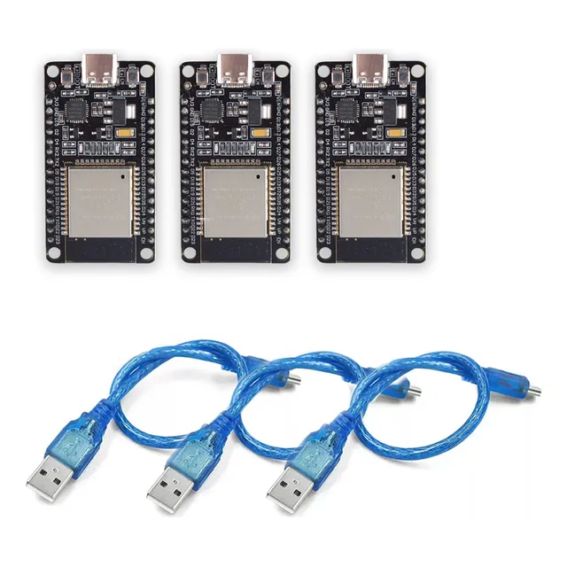 3 Módulo Esp32 Cp2102 Wifi+bluetooth 4.2 Ble Nodemcu Con Cable Type-c