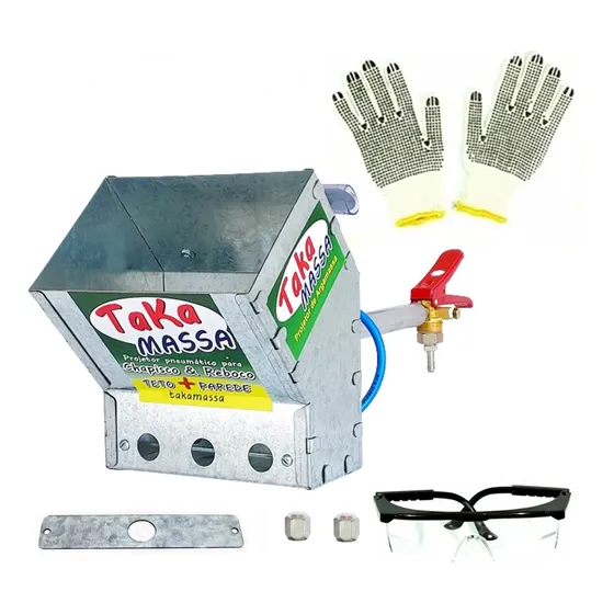 Projetor De Argamassa Chapisco Reboco  T&p  3.6 L  Kit1