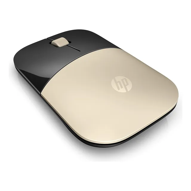 Mouse Inalámbrico Hp Z3700 2.4ghz Usb (oro Mate/negro)