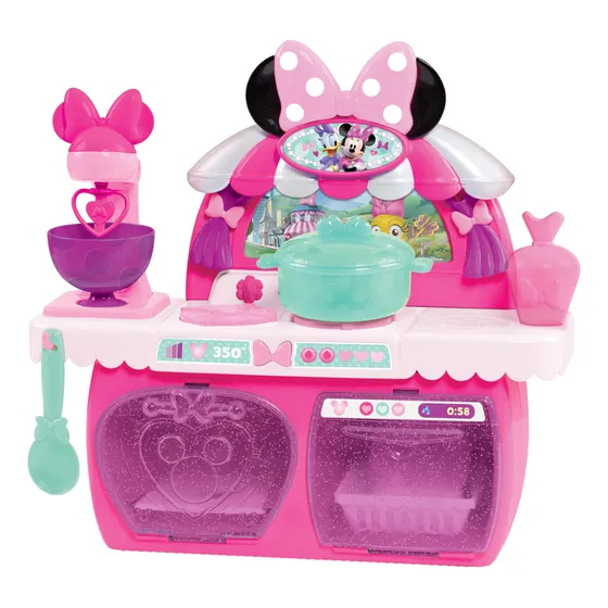 Set De Juego De Cocina Bowtastic De Minnie Bowtique, Exclusi