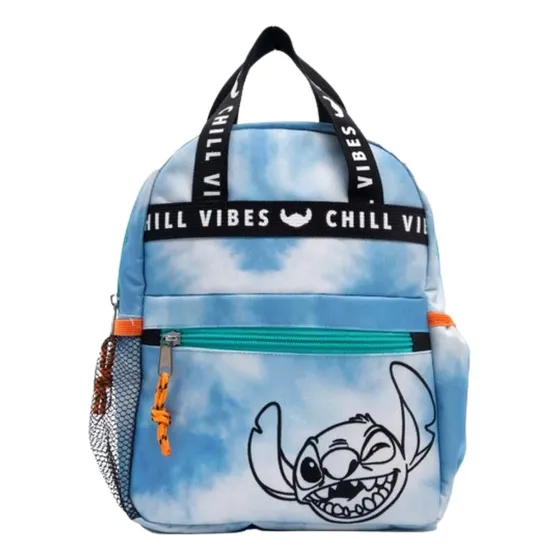 Mini Mochila Stitch Celeste