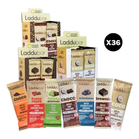 Barritas Laddubar - 3 Cajas X 12 Uds. Surtidas ( Elegís Vos)