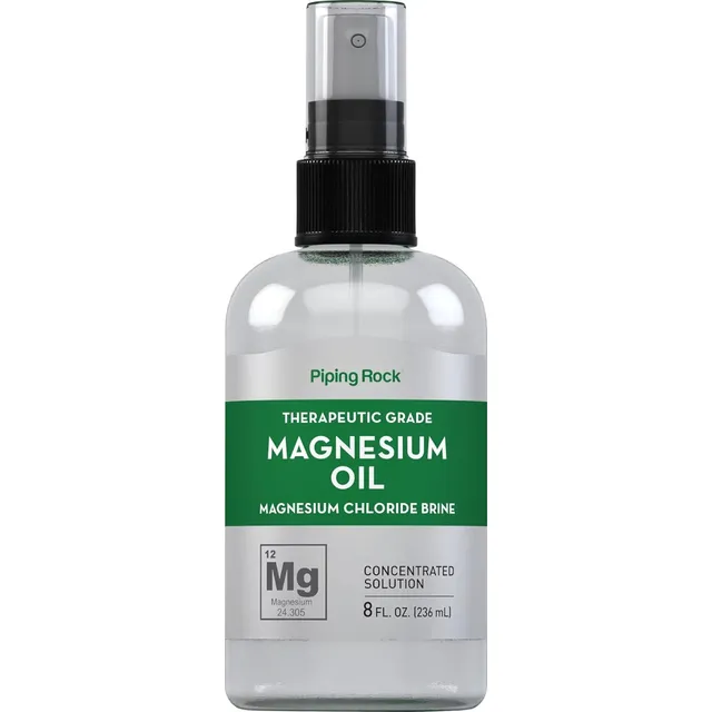 Suplemento De Aceite De Magnesio Piping Rock 236 Ml Sin Sabor
