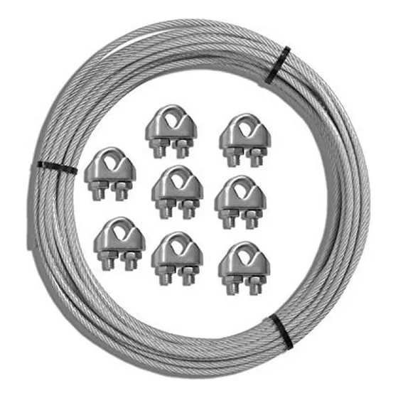 Kit De Cable De Acero Para Barandilla De Cubierta Y Balcón