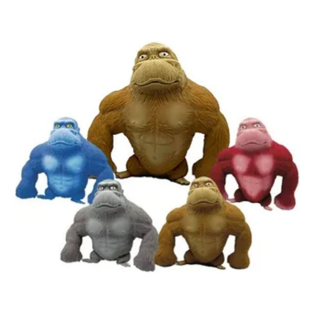 Brinquedo Indestrutível Gorila Macaco Antiestresse Estica Brinquedo Indestrutível Gorila Macaco Antiestresse Estica
