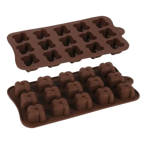 Molde Silicona Bombones 15 Ranuras Profesional Repostería Chocolate / Bombones