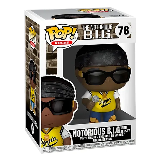Funko Pop Notorious B.i.g With Jersey 78 The Notorious B.i.g