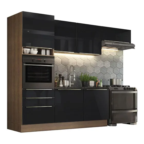 Madesa Gabinete Cocina Integral Completa 260cm Lux R/n 03