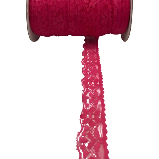 Renda Com Elastano Para Lingerie 50 Metros Lycra Poliamida