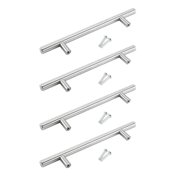 Manija Barral RiMac 96mm Acero Inox Cajon Mueble Cocina X4u Color Plateado