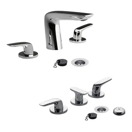 Combo Grifería Fv Epuyen Lavatorio Mesada + Bidet