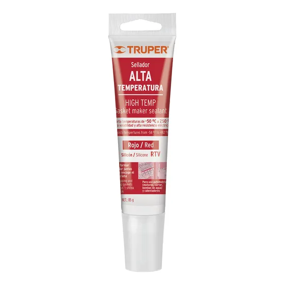 Silicon Rojo Para Alta Temperatura 85g Truper 17566
