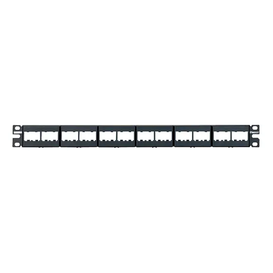 Panduit Panel Modular 24 Ptos Vacio, 1u Jacks Rj45 Cat 6 6a