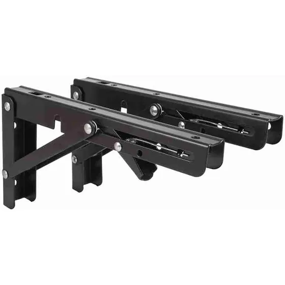Pie De Amigo Plegable De Hierro 21 Cm Soportan 75 Kg 2 Uni
