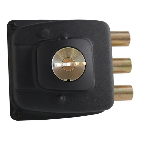 Cerradura De Sobreponer 2070-ci.n Seguridad, Reja Scanavini Color Negro