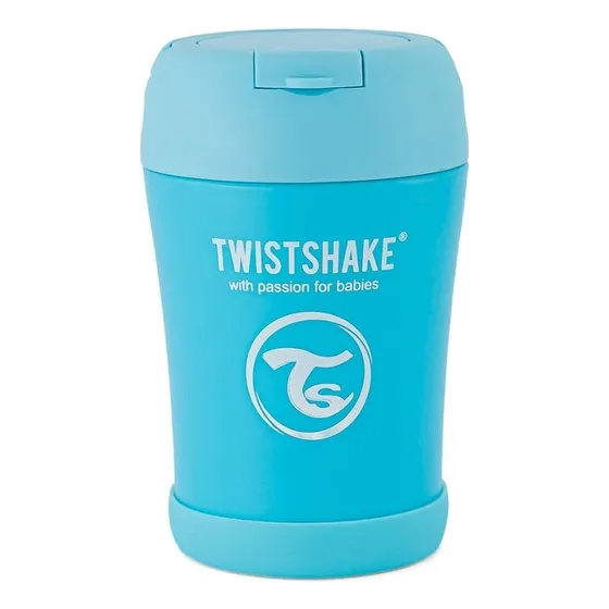 Recipiente térmico Twistshake 350ml azul pastel azul