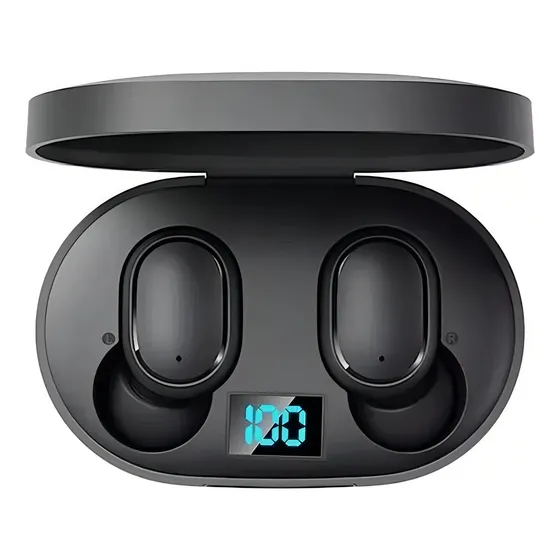 Fone De Ouvido Bluetooth Sem Fio Tws Rhead Microfone Led