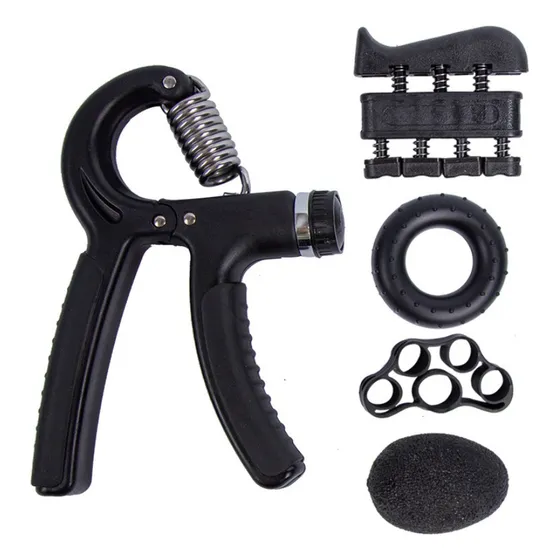 Fortalecedor De Agarre 5 En 1 Ejercitador De Mano Hand Grip