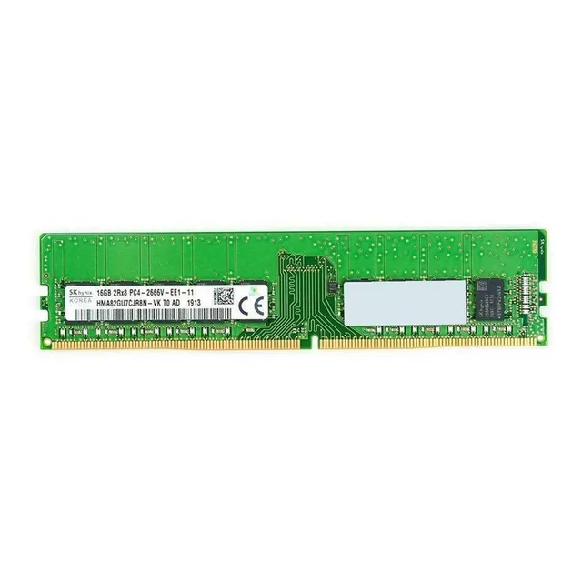 Sk Hynix 1x 16gb Ddr4-2666 Ecc Udimm Pc4-21300v-e Dual Rank2
