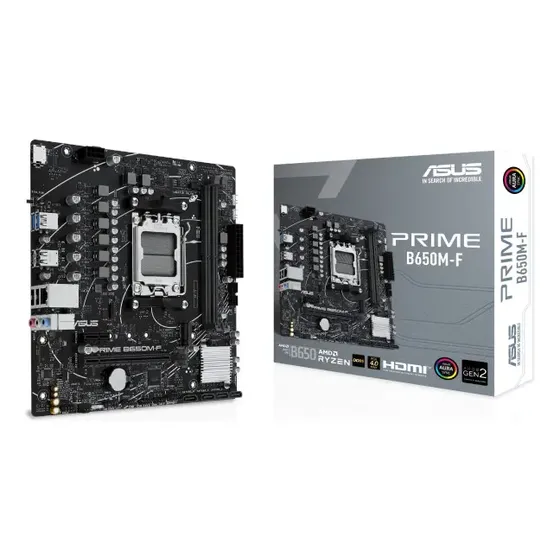 M/b Sam5 (amd) - Asus Prime B650m-f - 2x Ddr5 - Hdmi - M-atx