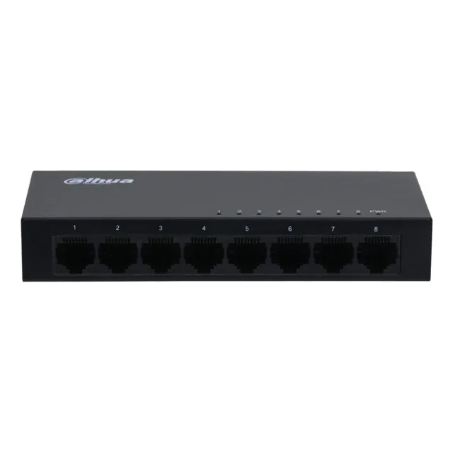 Switch Gigabit No Administrado 8 Ptos -bk (dh-pfs3008-8gt)
