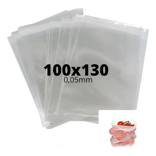 Saco Plástico Transparente Alta Densidade 100x130 Com 300un