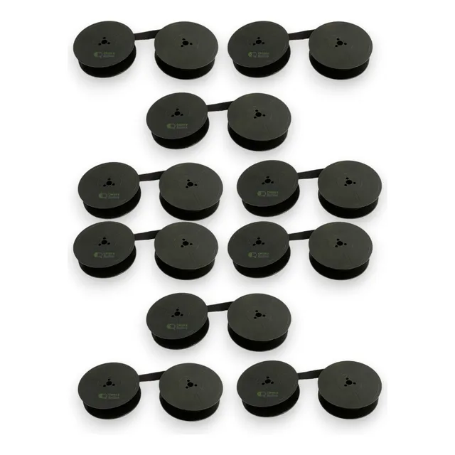 10 Cintas Para Olympia Mecanica 10 Mts Bicolor O Negro