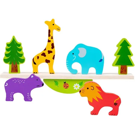 Juego Didáctico Equilibrio De Animales Motricidad Fina Color