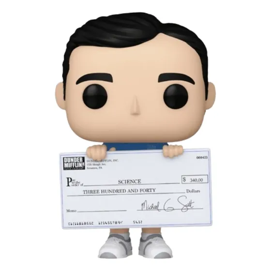 Funko Pop Michael Con Check 1395 The Office Television