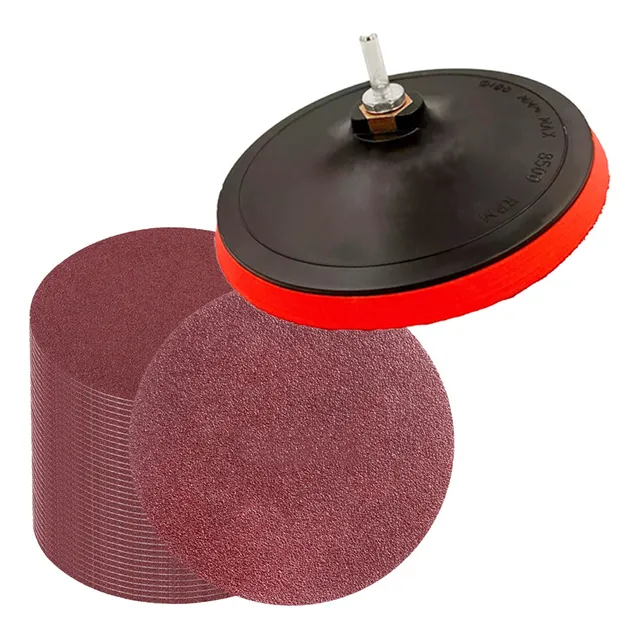 Suporte Para Lixa /  180mm Com 20 Lixas Madeira Parede Gesso