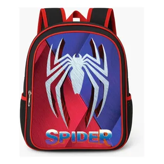 Mochila Infantil Escolar Reforçada Bolsa Masculina Aranha Mochila Infantil Escolar Reforçada Bolsa Masculina Aranha