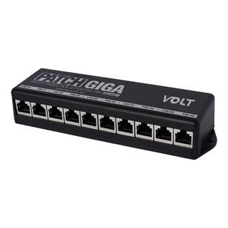 Patch Panel Poe Giga 5 Portas 12v A 48v 10/100/1000 Volt Patch Panel Poe Giga 5 Portas 12v A 48v 10/100/1000 Volt