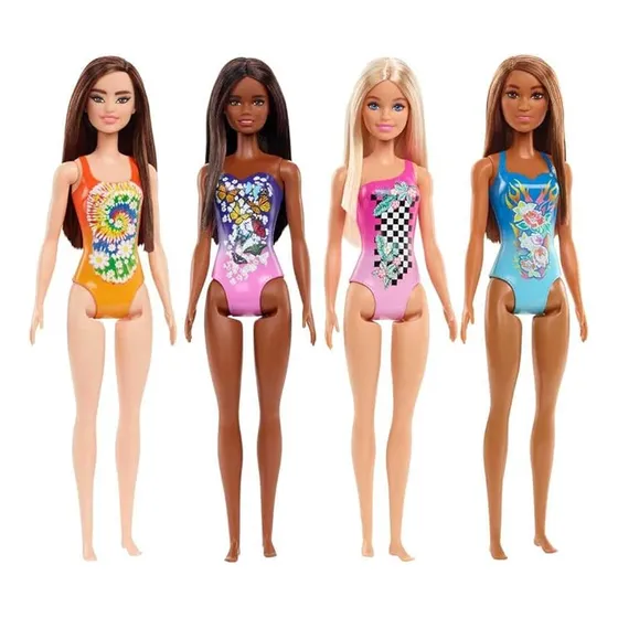 Muñeca Barbie Fashion Bañador De Playa Surtida Para Niñas