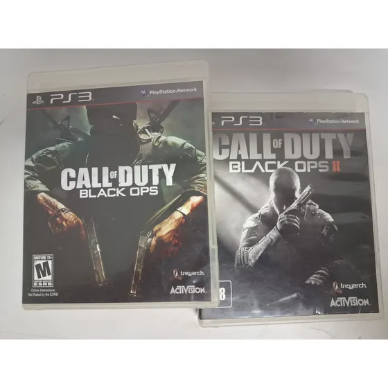 Call Of Duty Black Ops 1 E 2 Ps3 Mídias Física Completos