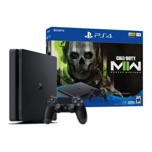 Consola Playstation 4 1tb Call Of Duty Modern Warfare Ii Color Negro